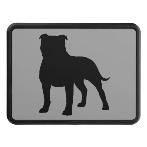 Staffordshire Bull Terrier Silhouette Tow Hitch Cover