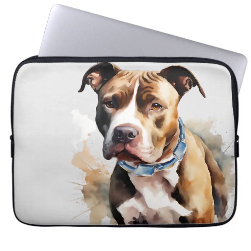 Staffordshire Bull Terrier The Gentle Guardian Laptop Sleeve