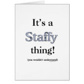 Staffordshire Bull Terrier Thing (Front)