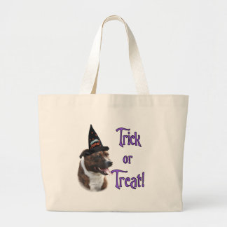 Staffordshire Bull Terrier Trick Large Tote Bag