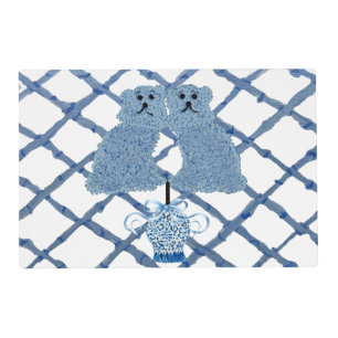 Staffordshire Dogs Ginger Jars Jar Placemat