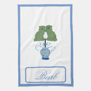 Staffordshire Dogs Pickleball Decor Hand Towel