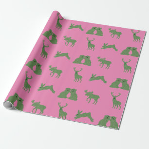 Staffordshire Dogs Topiary Deer Rabbit Wrapping P Wrapping Paper