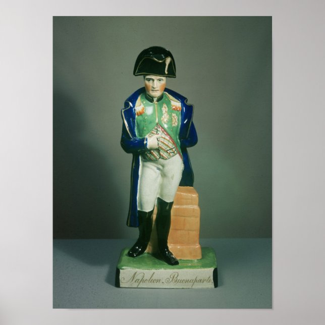 Staffordshire figure of Napoleon Bonaparte Poster (Front)