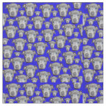 Staffordshire Puppy Faces, Fabric