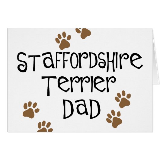 Staffordshire Terrier Dad (Front Horizontal)