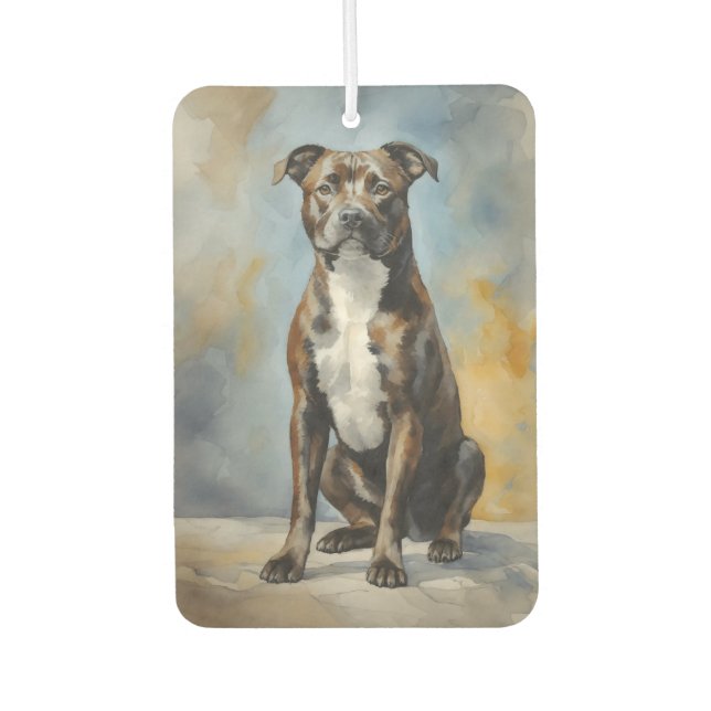Stafforshire Terrier Air Freshener (Front)
