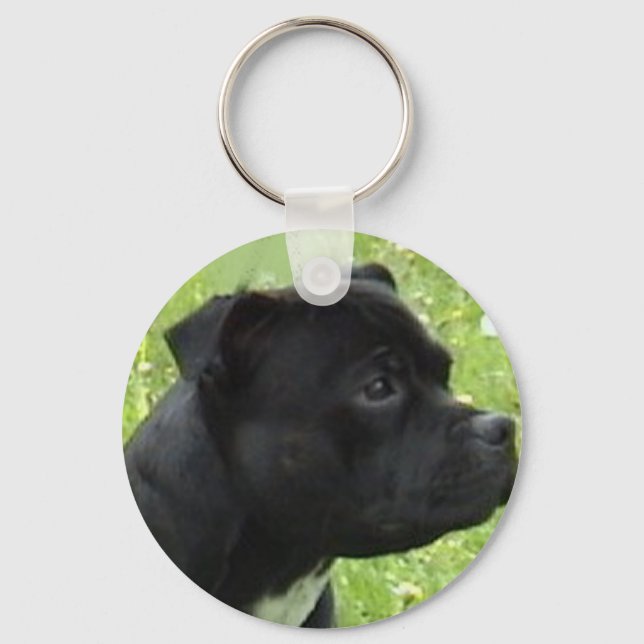 staffy.png keychain (Front)