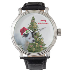 Staffy Puppy Christmas, Wrist Watch