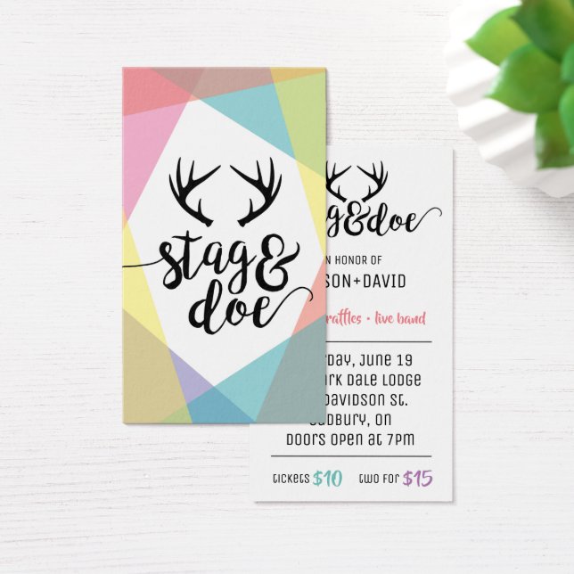 Stag and Doe Tickets (Desk)