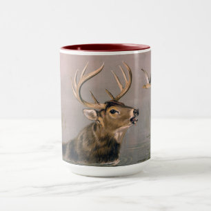 Stag and Ducks Ceramic Mug