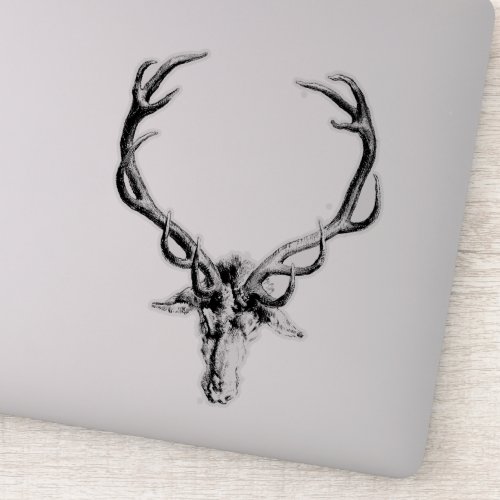 Stag Antlers Sticker