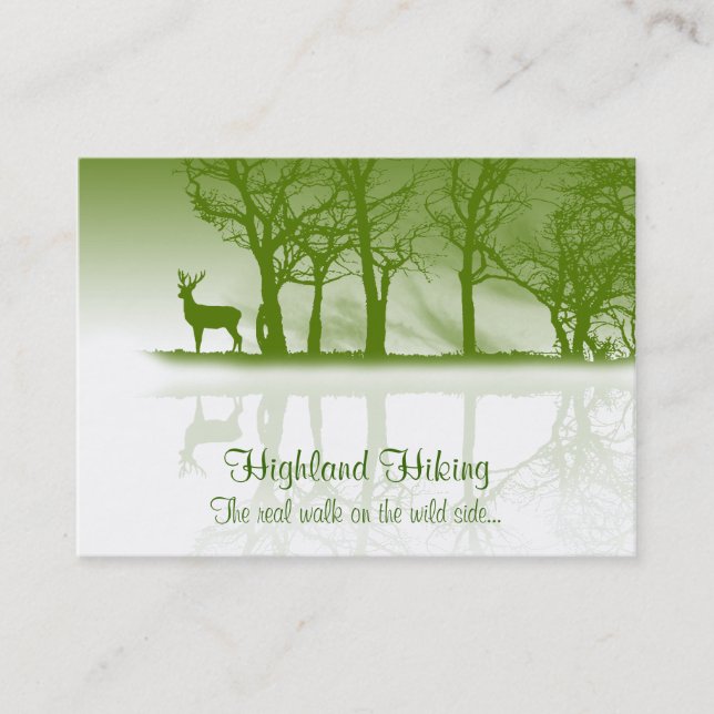 Stag At Dusk Business Card (Front)