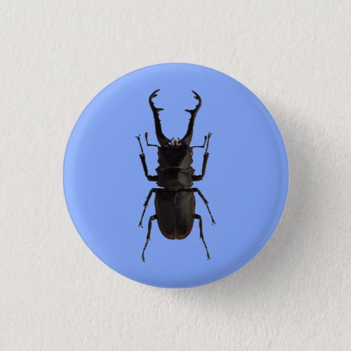 Stag Beetle Button