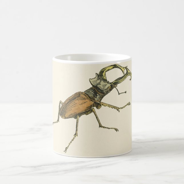 Stag Beetle Coffee Mug (Center)