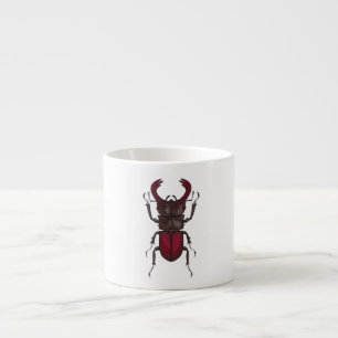 Stag beetle espresso cup