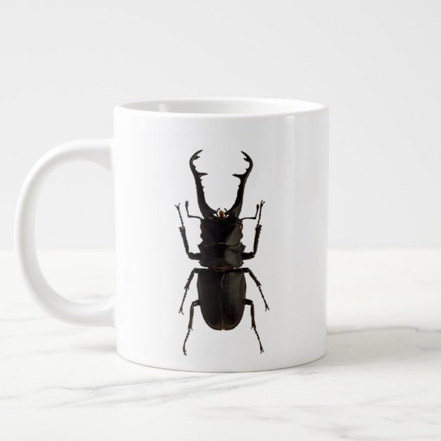 Stag Beetle Giant Coffee Mug (Left)