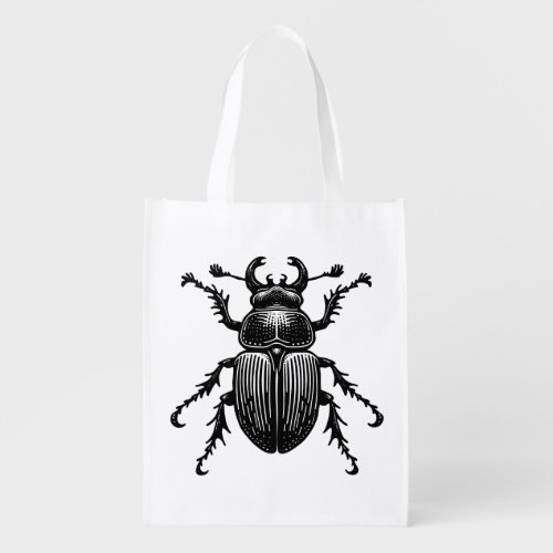 Stag Beetle Grocery Bag