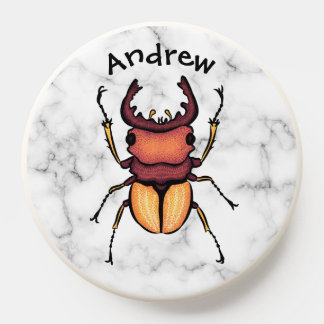 Stag Beetle Insect Art Entomology Name PopSocket