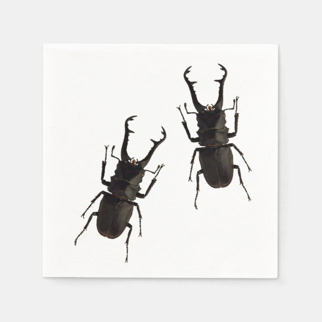 Stag Beetle Napkins (Front)