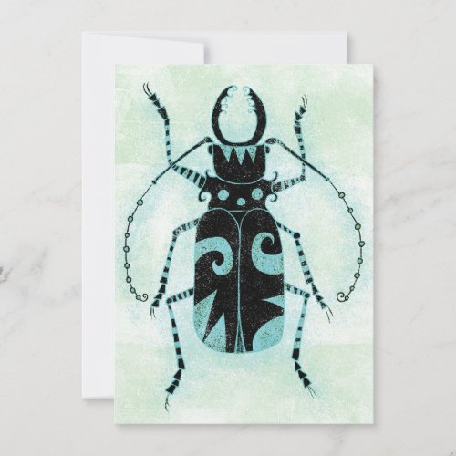 Stag Beetle Supreme Greeting Card
