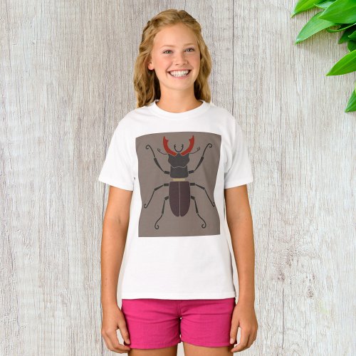 Stag Beetle T_Shirt