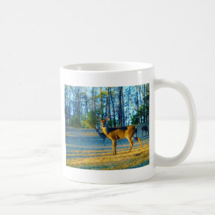 Stag / Buck  Deer, Bright blue Sky Coffee Mug