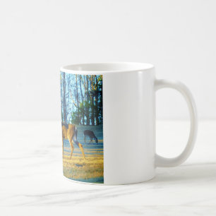 Stag / Buck Deer, Bright blue Sky Coffee Mug