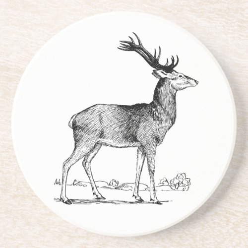 Stag Coaster