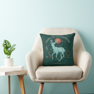 Stag Expecto Patronum Graphic Throw Pillow