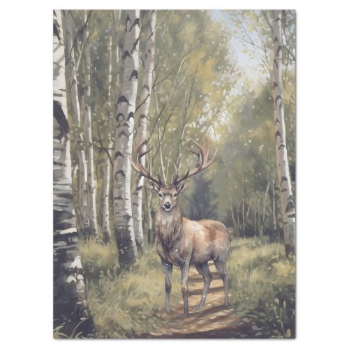Stag Forest Tissue Paper