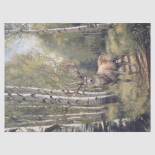 Stag Forest Tissue Paper