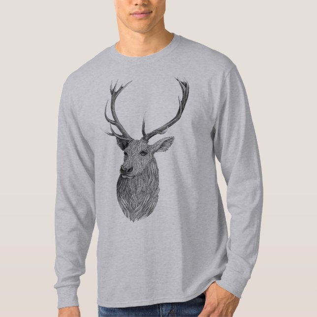 Stag Head T-Shirt (Front)