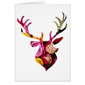 Stag in roses cards
