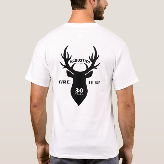 STAG Mens Basic Tee White (Back)
