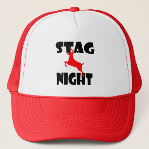 stag night hat