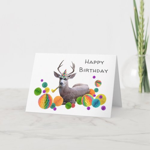 Stag Party Birthday Card