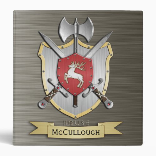 Stag Sigil Battle Crest Armor Binder