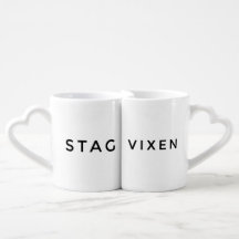 Stag & Vixen Mug Set