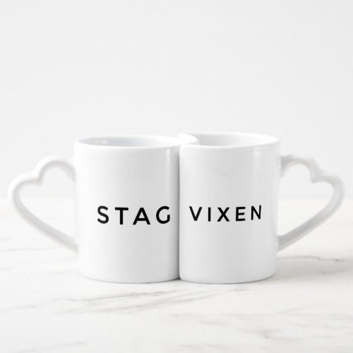 Stag  Vixen Mug Set