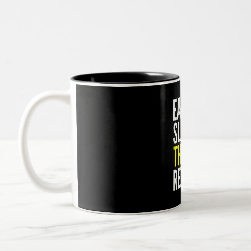 Stage Actor Gift T  _ Eat Sleep Actress Repeat Two_Tone Coffee Mug
