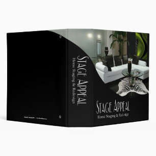 Stage Appeal Home Stager Interior Designer 3 Ring Binder