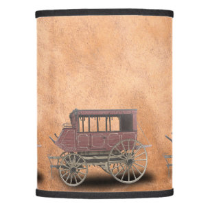 STAGE COACH LAMP SHADE