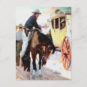 Stage Coach Postcard