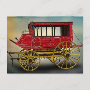 STAGE COACH POSTCARD