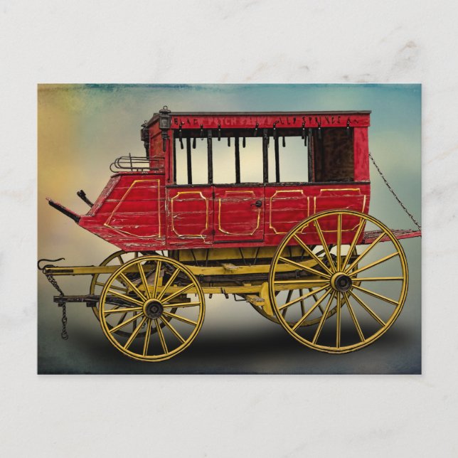 STAGE COACH POSTCARD (Front)