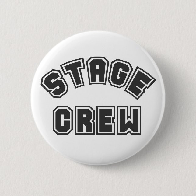 Stage Crew Pinback Button (Front)