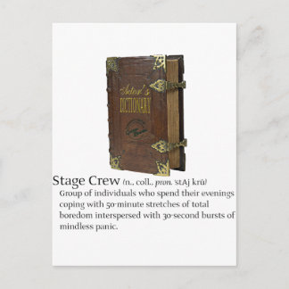 Stage Crew Postcard