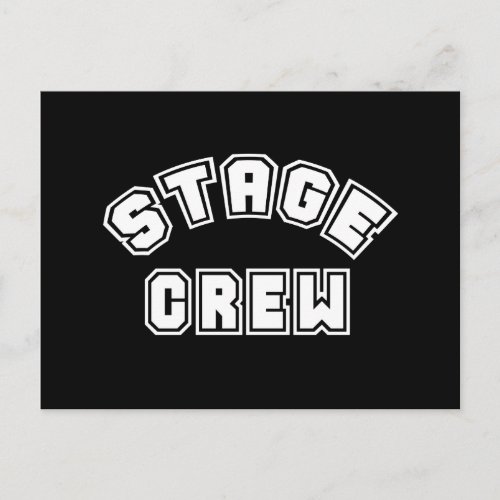 Stage Crew Postcard
