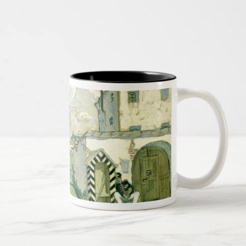 Stage design for Alexander Ostrovskys play Two_Tone Coffee Mug